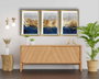 Wallity Cuadro Decorativo enmarcado en MDF (3 piezas) 38x53 cm